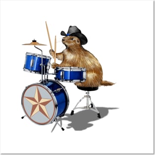 Prairie Dog Drummer Posters and Art